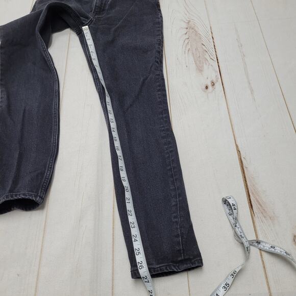 Abercrombie & Fitch the skinny high rise jeans black regular 25 - Picture 3 of 8